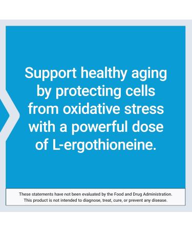 Life Extension Mega L-Ergothioneine Healthy Aging Amino Acid antioxidant Powerful 25 mg dose L-ergothioneine Gluten-Free Non-GMO Vegetarian 30 Capsules - Buy Online on GoSupps.com