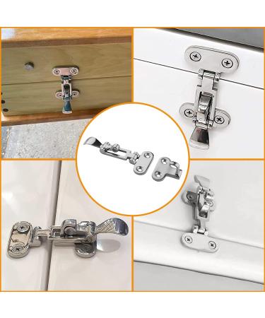 YUSOVE Boat Anti-Rattle Latch 316 Stainless Steel | Lockable Hold Down Clamp Marine Hatch Hardware (Pack of 2) - Buy Online on GoSupps.com