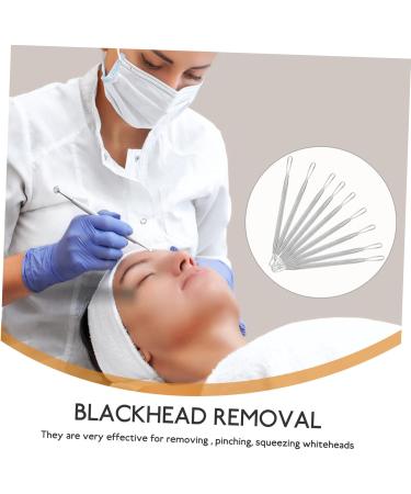 Healeved 7pcs Double-headed Extrusion Ring Needles Pimple Needle Pore Cleaning Kits Blackhead Removers Pimple Tools Pimple Removers Double-headed Beauty Tools Comedone Extractors - Buy Online on GoSupps.com