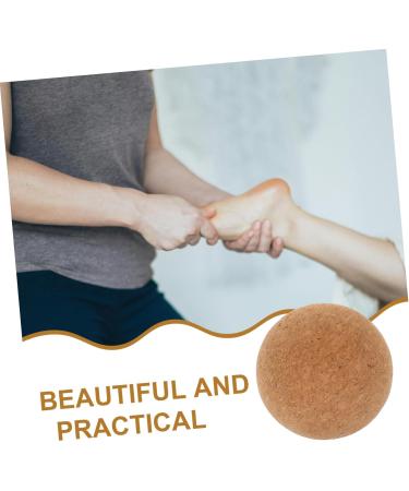 Fomiyes 2-St Yoga Ball - Cork Massage Device for Pain Relief | Myofascial Roller & Fitness Tool - Buy Online on GoSupps.com