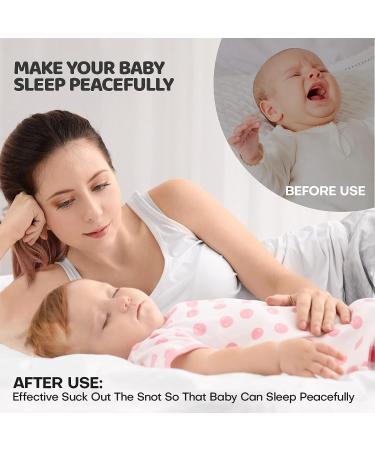 MISSAA Electric Nasal Aspirator for Baby & Toddler | 3 Suction Levels & 2 Silicone Tips | Self-Cleaning | Music & Light Soothing | Pink - Buy Online on GoSupps.com
