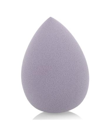 Makeup Sponge 1Pc Cosmetic Puff Powder Puff Smooth Women's Makeup Foundation Sponge Beauty To Make Up Tools & Accessories Water-drop Shape Makeup Sponge Holder(Light Purple 2)