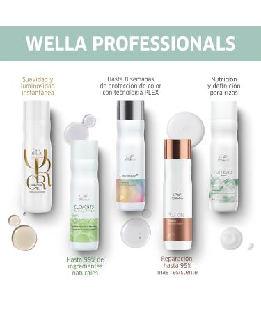 Wella Professionals Nutricurls Cleansing Conditioner 250ml - Nourishing Banana Formula for Curly Hair - Buy Online on GoSupps.com