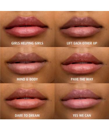 Lune+Aster Tinted Lip Balm - Girls Helping Girls - Vegan antioxidant-rich vitamins C and E tinted lip balm provides a sheer customizable flush of color for soft smooth lips - Buy Online on GoSupps.com