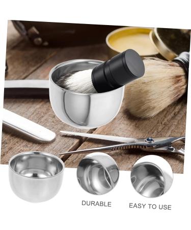 Magiclulu Bartbrush Shell for Men | Premium Razor Accessories & Shaving Soap Bowl | Perfect Gifts for Men | Reusable Metal Shaving Cup - Buy Online on GoSupps.com