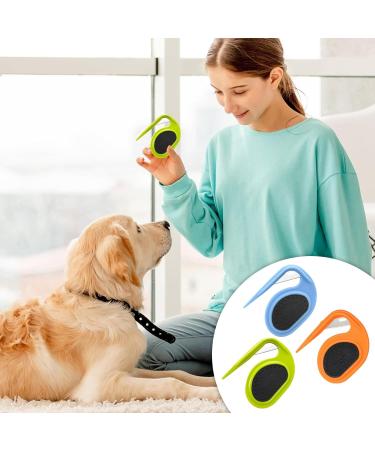 GMXJGZ 3PCS Pet Knot Opener Grooming Knife - Cat Knot Comb Hair Removal Tool & Massage Brush | Blue Green Orange - Buy Online on GoSupps.com
