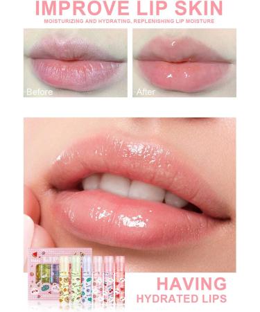CHAKAE 6 Pack Clear Moisturizing Lip Plumper for Hydrated and Smooth Lips to Eliminate Dull Lips and Fine Lines - Buy Online on GoSupps.com