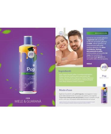  FTG PARAPHARMA FOAM NOTES THE SHOWER WITH MUSICAL SCENT (PRODUCT IN ITALY) PACKAGING OF 3 PCS (POP with HONEY & A') 1200ml - Buy Online on GoSupps.com