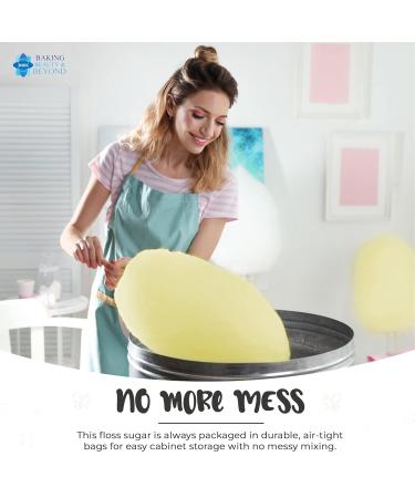 Baking Beauty and Beyond Premium Floss Sugar for Cotton Candy - Cotton Candy Flossing Sugar with Natural Ingredients Perfect for Every Occasion Bulk Floss Sugar 800g - Pina Colada Flavour - Buy Online on GoSupps.com