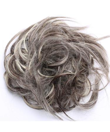 Shop SEGO Hair Part Hair Tie | Curly Hair Extension Updo | Wavy 45g Dark Brown & Blonde #6AH613 - Buy Online on GoSupps.com