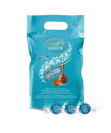 Lindt Lindor Salted Caramel |approx. 80 chocolate balls milk chocolate with a filling made of salt caramel |Large pack chocolate gift 1kg Salted Caramel 1 kg - Buy Online on GoSupps.com