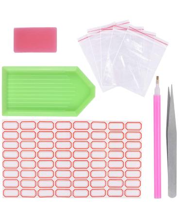 Teqooza Diamond Painting Tools Set Diamond Stitch Pen 5D Diamond Cross Stitch DIY Tools  10 pcs Kit