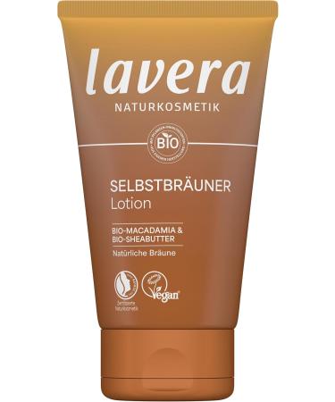 lavera self-tanning lotion body - self-tanner - natural tan - moisturizing - vegan - natural cosmetics - 125 ml - Buy Online on GoSupps.com