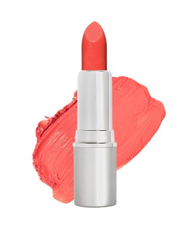 Honeybee Gardens Truly Natural Long Lasting Lipstick South Beach Bright Coral with Red Undertones - 0.13 Oz