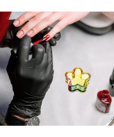 Baluue Nail Art Glass Dappen Dish Flower Shape Acrylic Liquid Powder Holder Nail Cup Crystal Bowl Glass Dappen Cups for Nail Art Manicure Care Tools - Buy Online on GoSupps.com