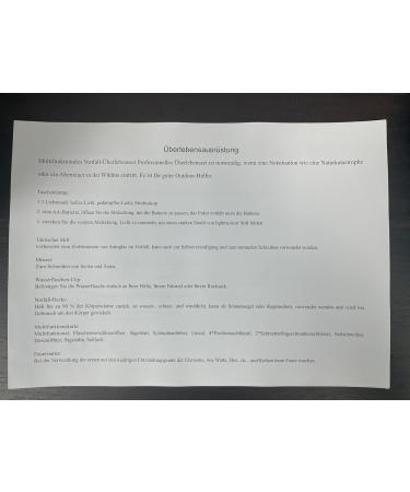 Survival Kit 13 in 1 - Professional Emergency Gear with Knife & Flashlight for Camping Hiking Fishing Adventure | Ideal Gift for Men & Fathers - Buy Online on GoSupps.com