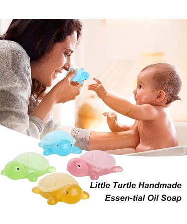  G n rique Kids Handmade Soap - 4X Turtle-Shaped Cute Soap Cleansing Moisturizing Wash | Gentle Natural Body Care Fun Bath Accessory Mild Skin-Friendly For Boys Girls Bathroom Use Home Hygiene - Buy Online on GoSupps.com