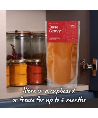 Base Gravy for Curry | 3 x 400g Packs | Make British Indian Restaurant (BIR) Style Curries at Home | East At Home - Buy Online on GoSupps.com