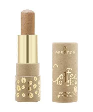 Essence coffee to glow coffee lip scrub No. 01 Where have you bean all my life brown smooth nourishing with oils immediate result (4G)