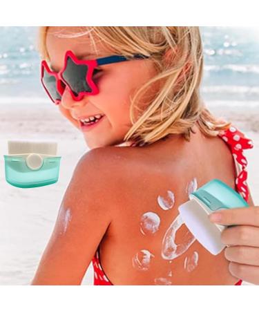 Sunscreen Applicator Suntan Lotion Applicator with Soft Bristles Sunblock Buddy Brush Set with Protective Caps Portable Sun Cream Brush Foundation Makeup Brushes for Travel - Buy Online on GoSupps.com