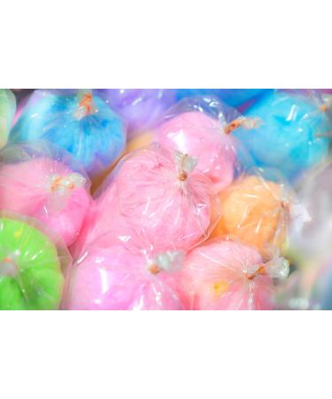 ZippySweets - Cotton Candy Bags with Twist Ties - 100 Pack Whimsical Design Printed Cotton Candy Design 11.5 x 18.5 Inches - Ideal Cotton Candy Packaging for Carnivals Events and Parties - Buy Online on GoSupps.com