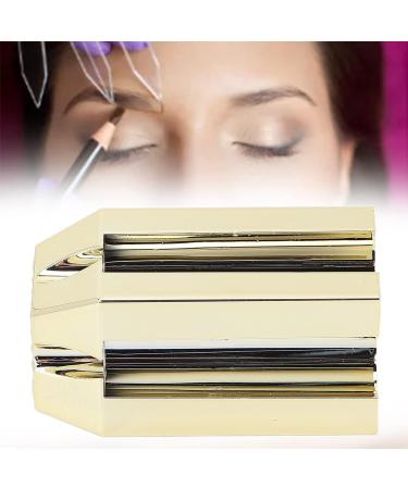 4 in 1 Eyebrow Pencil Sharpener - Universal Duckbill Shape Cosmetic Tool for All Pencil Sizes - Essential Makeup Accessory for Girls - Gold - Buy Online on GoSupps.com