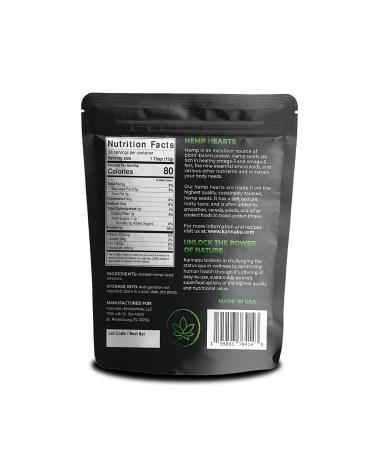 Kannabu Premium Hemp Hearts - Hulled Seeds Superfood with Omega 3-6-9, Fiber, Vitamins & Minerals - Vegan, Gluten-Free, Keto-Friendly, Kosher & Non-GMO - 1 Pack - Buy Online on GoSupps.com