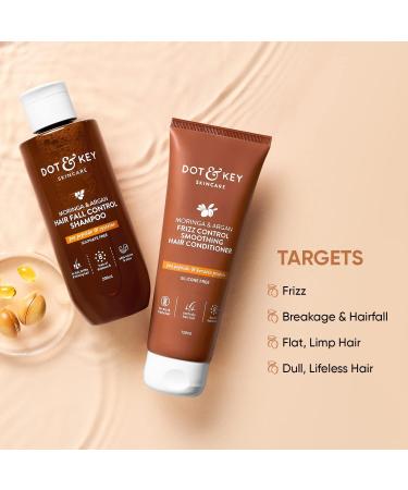 The D'ot & Key Moringa Argan Shampoo & Conditioner Combo | Shampoo 200ml Conditioner 120ml - Buy Online on GoSupps.com