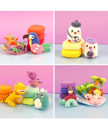 Yoimisk Air Dry Clay Kits - 36 Colors | Non-Toxic Modeling Clay for Kids | Ultra-Light & Safe | Perfect Gift Idea - Buy Online on GoSupps.com