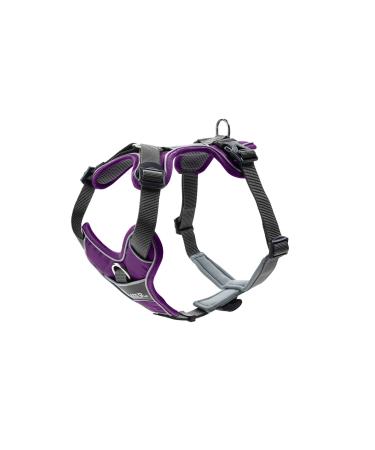 HUNTER DIVO dog harness L 72-100 cm purple/grey 72 - 100 cm purple/grey
