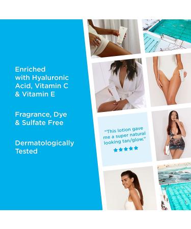 Bondi Sands Pure Gradual Tanning Lotion | Hyaluronic Acid Hydrating Glow | Fragrance-Free, Cruelty-Free, Vegan | 6.76 Oz/200mL - Buy Online on GoSupps.com