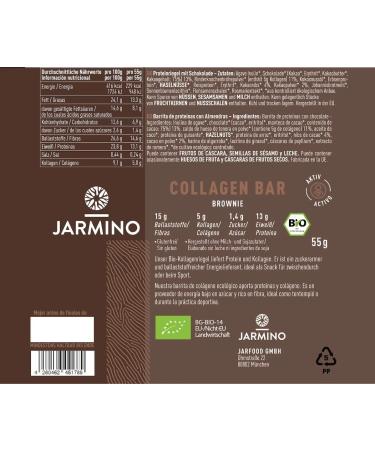 Barre de collag ne High Protein Bar Brownie 12x55g - Barre prot in e High Protein Low Sugar + sans huile de palme (amande-chocolat) Barre prot in e 12 pi ces - Buy Online on GoSupps.com