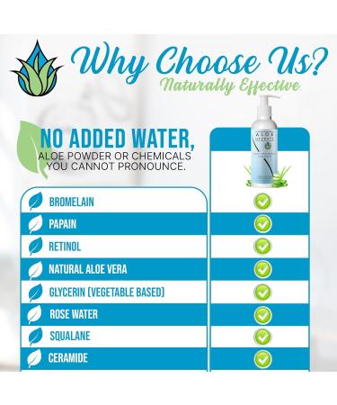 AloeHydrate Gentle Exfoliating Face Wash The Power of Nature Cleanses Exfoliates Smoothes & Clear Pores. Aloe vera Fruit Enzymes Squalane & Jojoba oil & Ceramide for Clean Soft & Glowing Skin - Buy Online on GoSupps.com