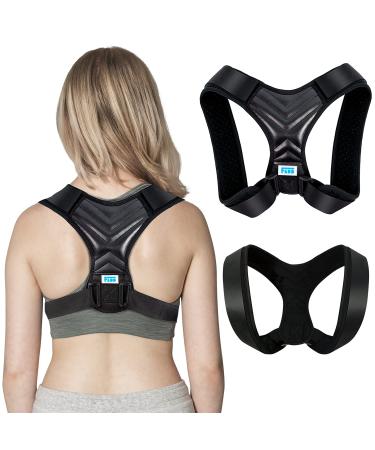 FADD Posture Corrector for Men and Women, One Size Fits Most Adjustable Upper Back Brace for Pain Relief & Support, Comfortable & Breathable Straps, Invisible Under Clothing