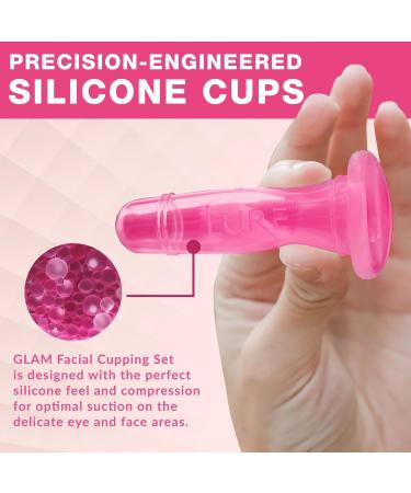 LURE GLAM Face Cupping Facial Set - Lift Firm Sculpt Plump with FREE Brush - Anti-Aging - Instant Lines and Wrinkles Filler - Buy Online on GoSupps.com