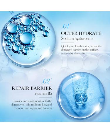 BIOAQUA Hyaluronic Acid & Vitamin B5 Facial Mask - Soothing Moisturizing & Nourishing - 30g x 5pcs - International Shipping Available - Buy Online on GoSupps.com