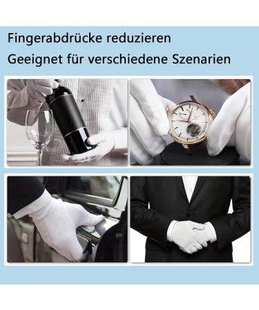 10 Pairs of Cotton Moisturizing Gloves for Men & Women - Comfortable Breathable Skin Care & Jewelry Examination Gloves - Buy Online on GoSupps.com