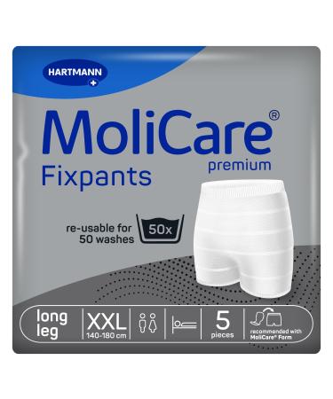 Molicare Premium Fixing Pants: Washable incontinence Fixing pants suitable for molicare shape and molicare premium shape XXL 40x5 piece XXL 40x5 piece