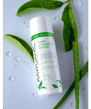 Rawganic Bio Refreshing Micelle Water | Micellar Cleansing Water with Aloe Extract | Gentle Makeup Remover (2 x 200ml) - Buy Online on GoSupps.com