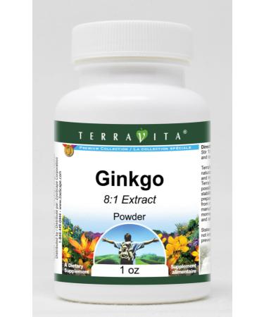 Ginkgo 8:1 Powder (1 oz ZIN: 520218) - 3 Pack