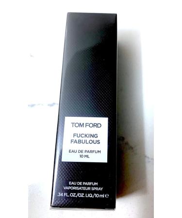 TOM FORD"FUCKING FABULOUS" Eau De Parfum size 10ml Atomizer (refillable bottle) unisex perfume leather 0.34 Fl Oz (Pack of 1) - Buy Online on GoSupps.com