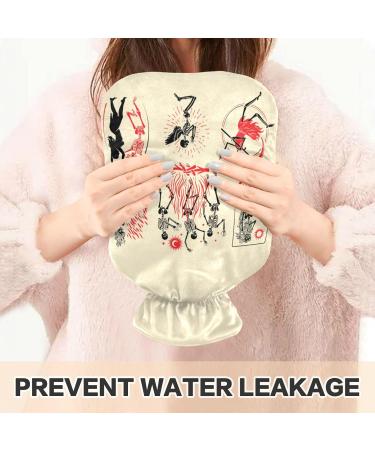 Naanle Skull Skeleton Collection - 2L Transparent Hot Water Bottle for Pain Relief | Hand & Foot Heating Bags | Heat & Cold Therapy Solutions - Buy Online on GoSupps.com