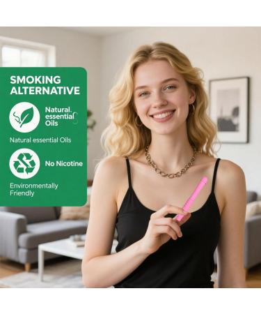 Chewable Essential Oil Breath Stick 4Pcs Chewable Breather Sticks Equipped with 8 Bold Replacement Cores for Travel Office Car (Multicolor) - Buy Online on GoSupps.com