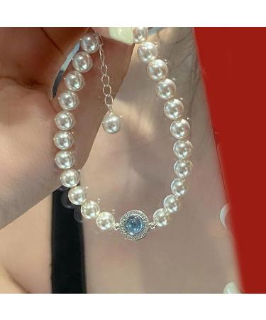 Oralgos Elegant Adjustable Bracelet for Women | Stylish Art Pearls Hand Chain | Fashionable Handmade Jewelry Gift - Buy Online on GoSupps.com