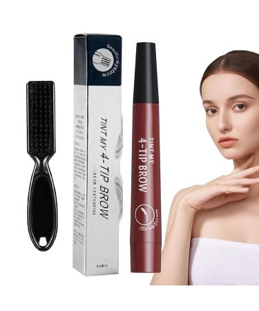 Bartstift Filler | Waterproof Hair Base Pencil - Long-Lasting Beard & Mustache Makeup in Aznever Red-Brown | Natural Finish for Men - Buy Online on GoSupps.com