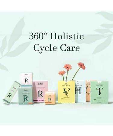 Rael Organic Cotton Heavy Absorbency Ultra Thin Pads - Unscented Extra Long Overnight for Postpartum (12 Count) - Buy Online on GoSupps.com