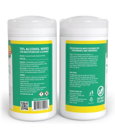 Wipex Alcohol Wipes for Electronics - 70% Isopropyl Tech Wipes for Computers & iPhones | Lint-Free Screen Cleaning - 80 Count (Pack of 6 - Buy Online on GoSupps.com