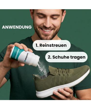 Odaban Antiperspirant Foot and Shoe Powder - Long-Lasting 50g - Buy Online on GoSupps.com