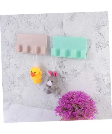 Buy Hemoblo 8-Piece Bedroom Shaving Organizer Bracket - Wall Hooks for Razors Smartphones & Chargers - Plastic Cell-Free Design - Perfect for Kitchen & Bathroom - Buy Online on GoSupps.com