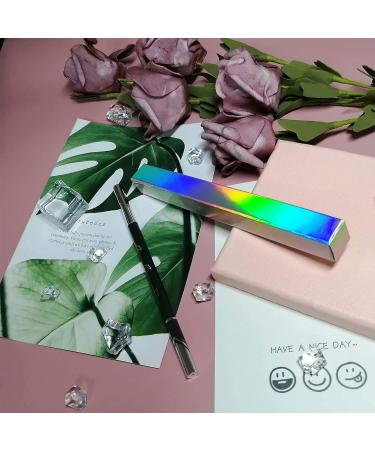 ANZKA 50 Pcs Twist Pen Packaging Boxes - Silver Holographic Eyeliner & Cuticle Oil Wrapping Box - Buy Online on GoSupps.com